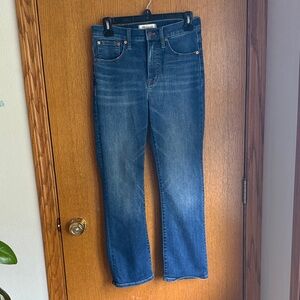 Madewell Dark Blue Ankle Jeans